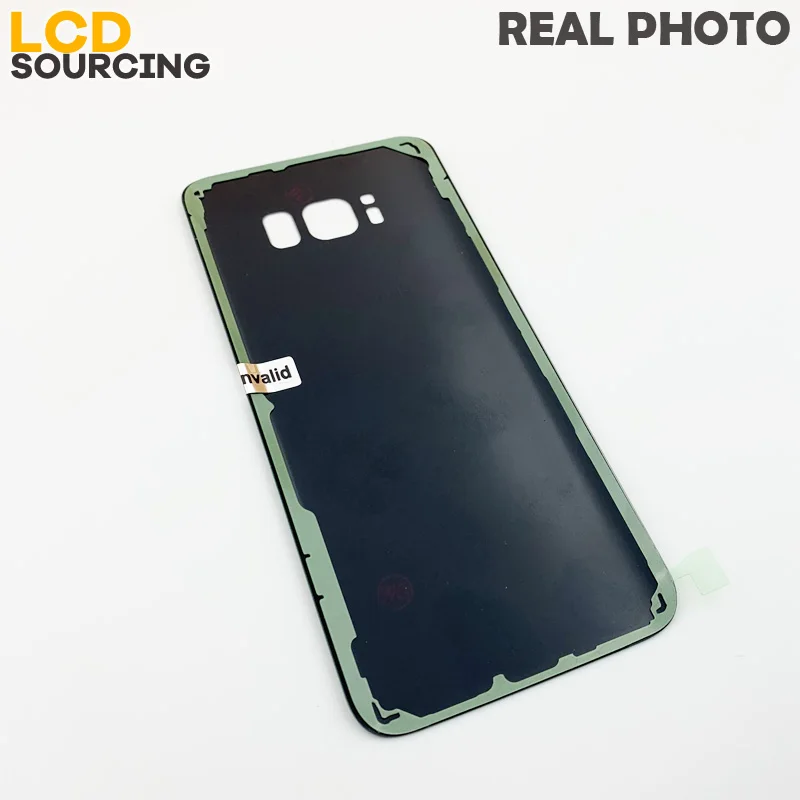 Крышка батарейного отсека для Samsung Galaxy S8 G950F Задняя стеклянная крышка сменная PLUS