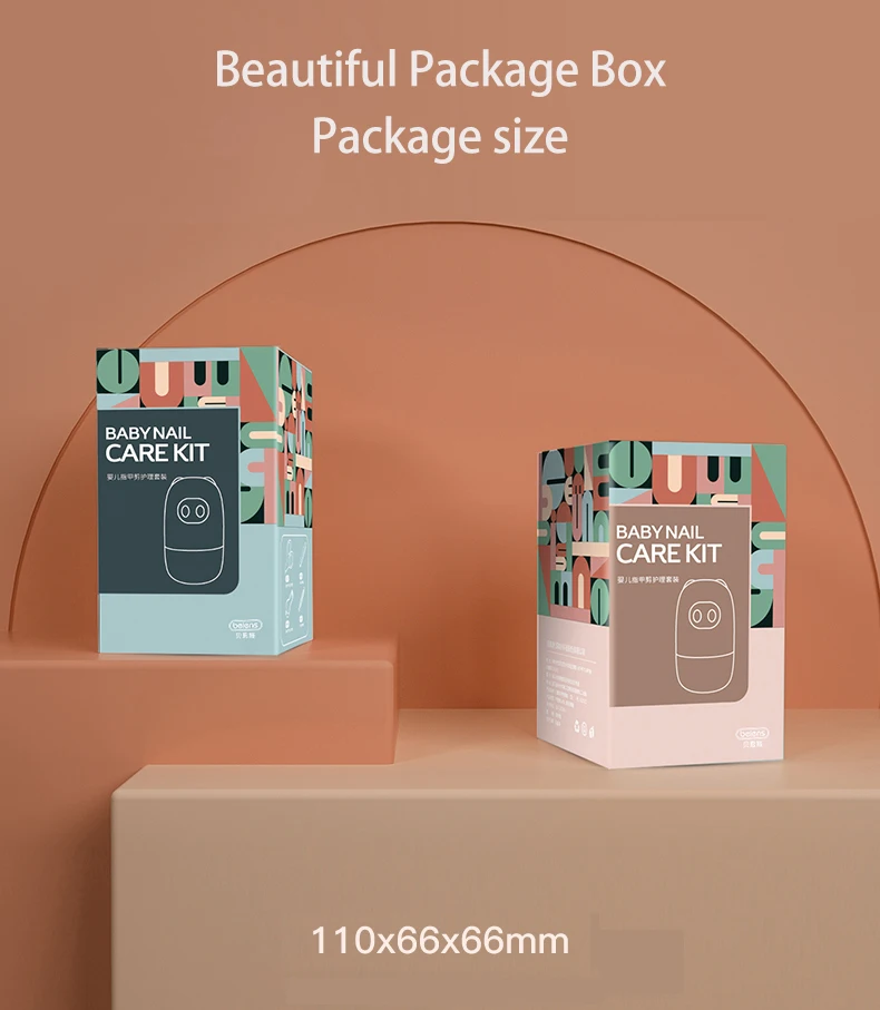 Beiens новорожденные уход за ногтями 4pcs, детское ножницы для новорожденных, безопасная фреза для маникюра детям, детские ножницы для ногтей handle manicure, товары для новорожденных кусачки для ногтей