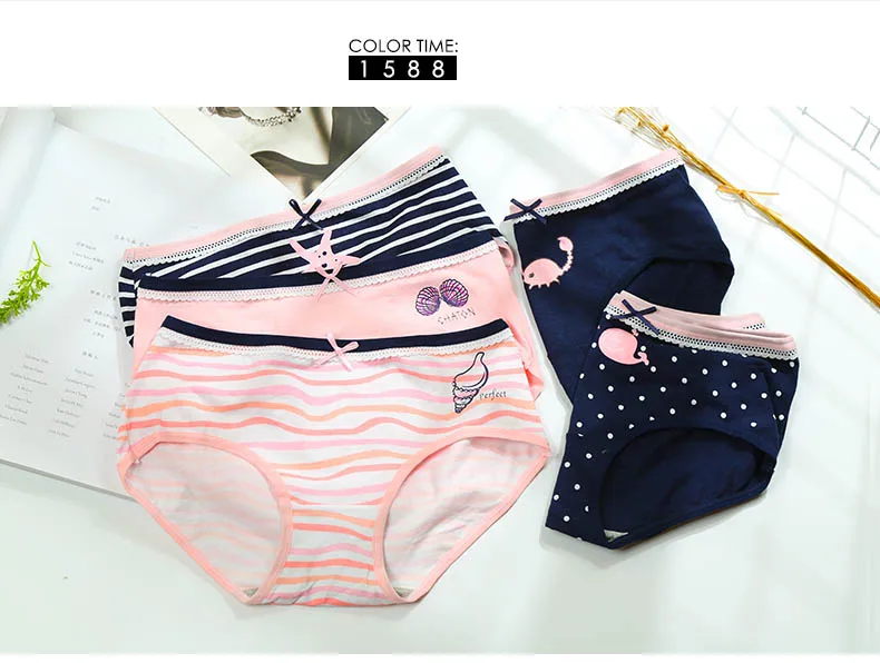 LANGSHA, 5 шт./лот, новые женские трусики, сексуальное хлопковое женское нижнее белье, Бесшовные женские трусы, комфортное женское нижнее белье, нижнее белье для девочек