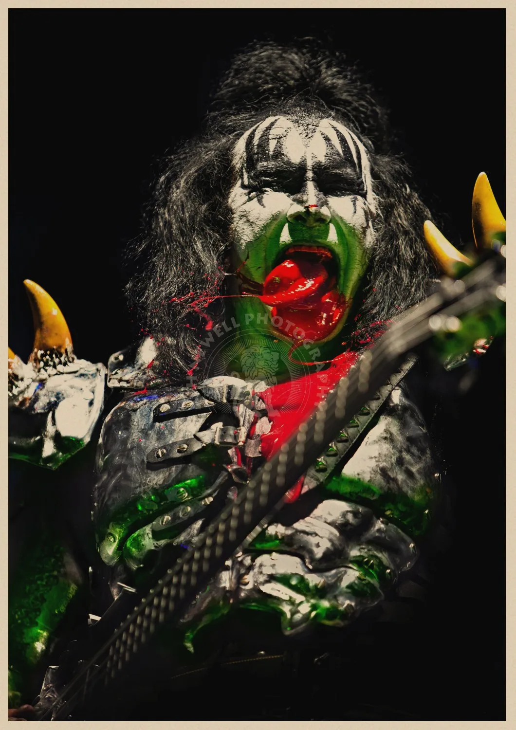 Винтажный постер Kiss band Kraft Ретро Европейская и американская музыкальная команда