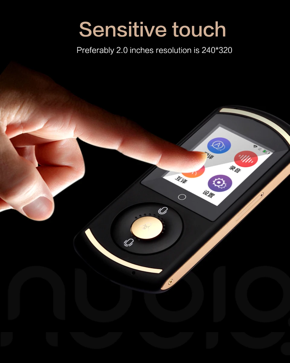 Nubia WD200 zte портативный умный голосовой переводчик беспроводной hotpot для обучения путешествия бизнес-встречи переводчик языка