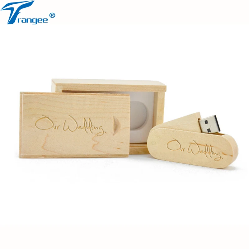 Свадебные подарки деревянные USB флэш-накопитель Twister Pen Drive 5 шт. Бесплатный
