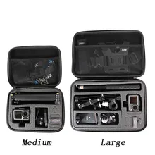 Сумка для хранения EVA защитный чехол PU коробка для GoPro Hero 8 7 6 5 4 Xiaomi YI 4K Sjcam EKEN DJI Osmo экшн-аксессуары для камеры