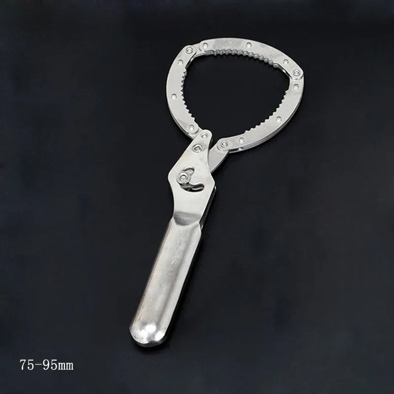 

Высокое качество 75-95 мм регулируемый масляный фильтр гаечный ключ из высокоуглеродистой стали тип наручников гаечный ключ для ремонта авто...