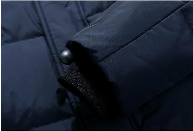 Мужская длинная куртка с мехом енота и удобрений зимняя утепленная Размер 7XL