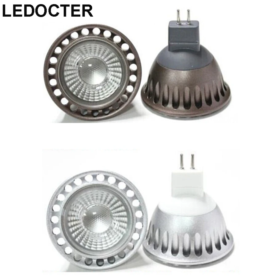 CRI&gt 88 CREE 9 Вт 12 15 COB Светодиодный прожектор серебристый/коричневый дисплей витрина