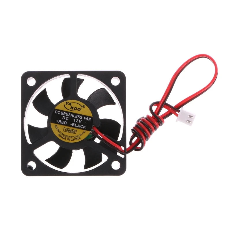 DC 12V 0.12A 2 контактный 50x50x10 мм компьютер Процессор Системы Бесщеточный Охлаждающий