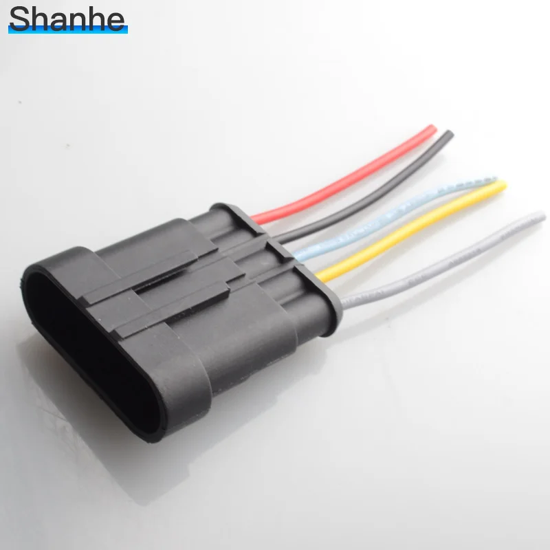 5-контактный Водонепроницаемый Электрический разъем с проводом для автомобилей