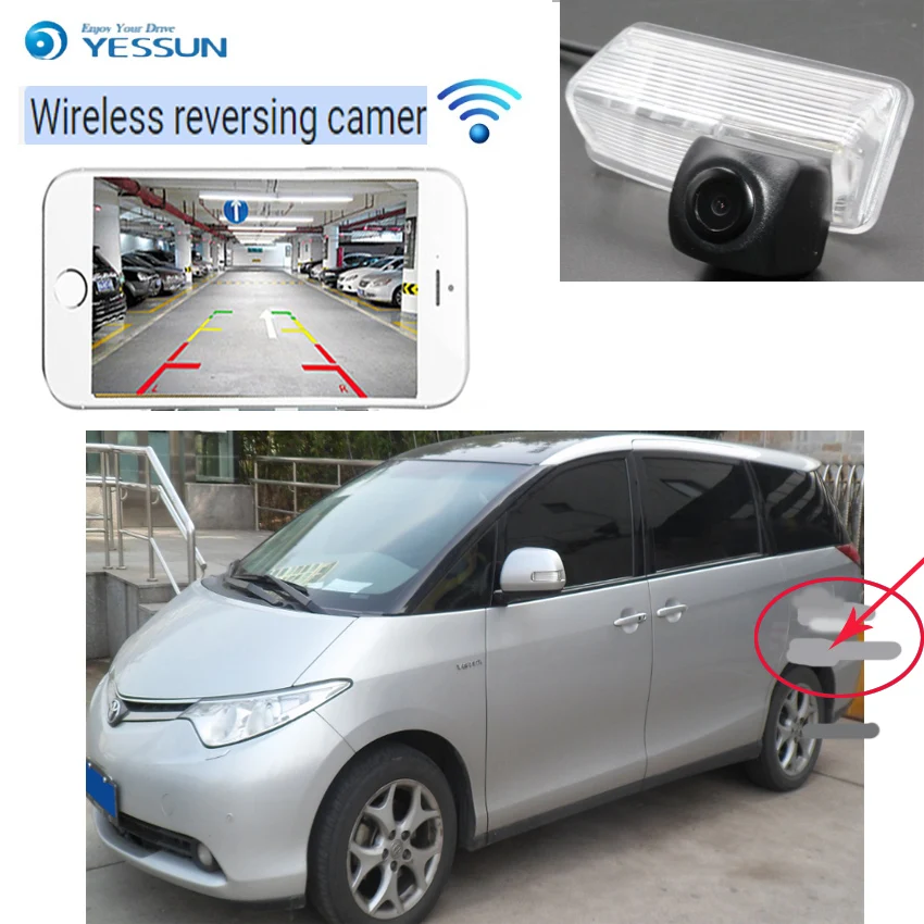 YESSUN для Toyota Previa Canarado Estima Tarag 4 светодиода HD CCD ночное видение парковочная камера