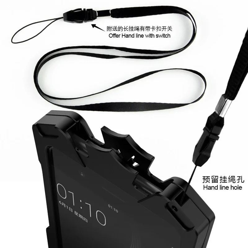 Алюминиевый сплав роскошный открытый металлический бампер задняя крышка для Xiaomi