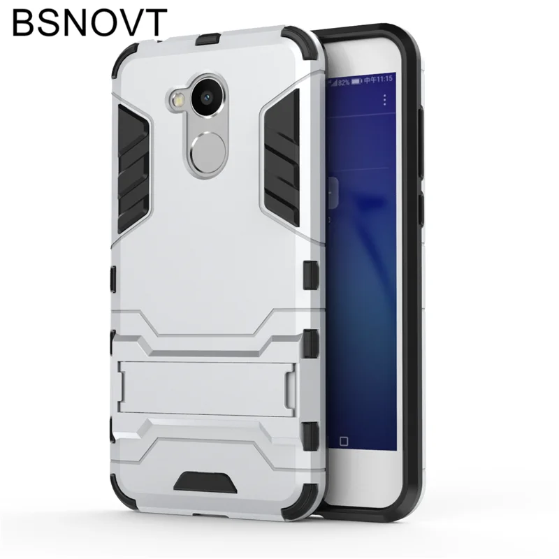 BSNOVT для huawei Honor 6A крышка 5 0 &quotмягкая резина + Пластик Kickstand чехол дело чести 6a DLI-TL20