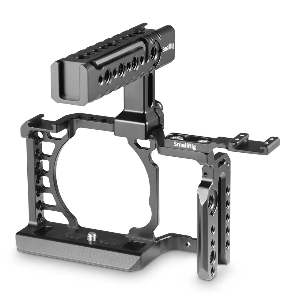 SmallRig A6500 предварительный клетки с НАТО ручка + Холодный башмак комплект