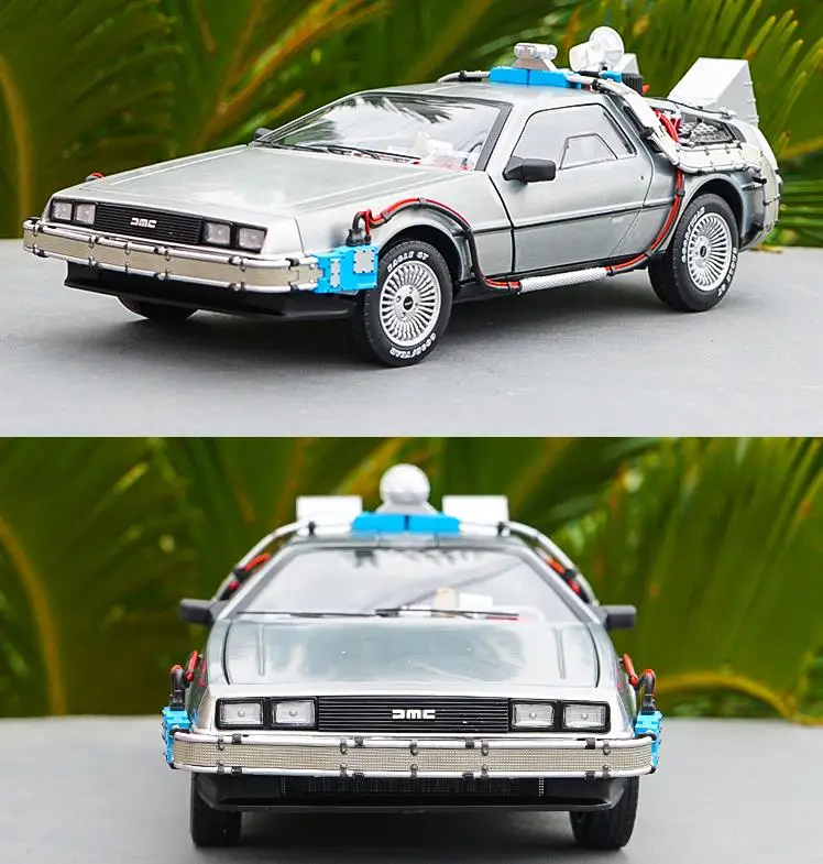 1:18 DMC Deronin возвращается в будущее модель автомобиля из сплава высокая имитация