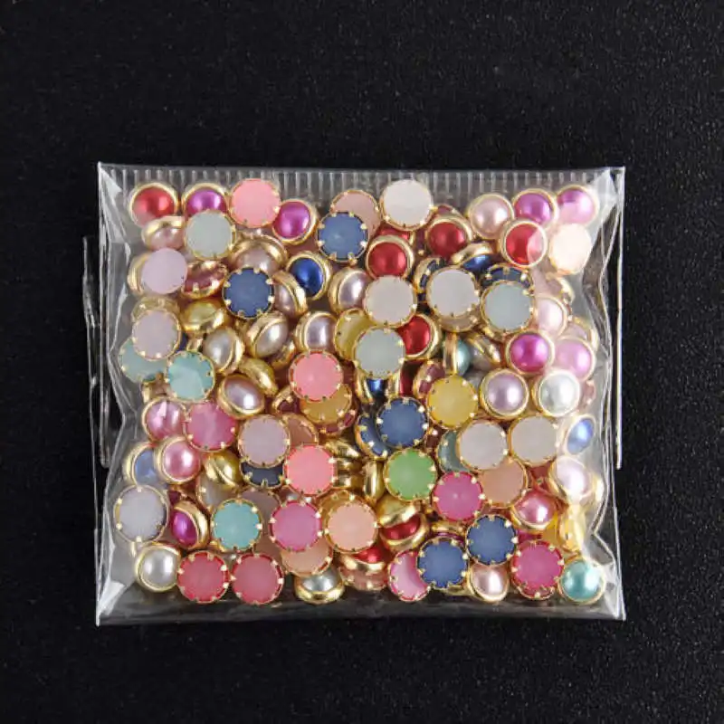 200 шт. акриловые полукруглые жемчужные бусины 4 мм | Красота и здоровье