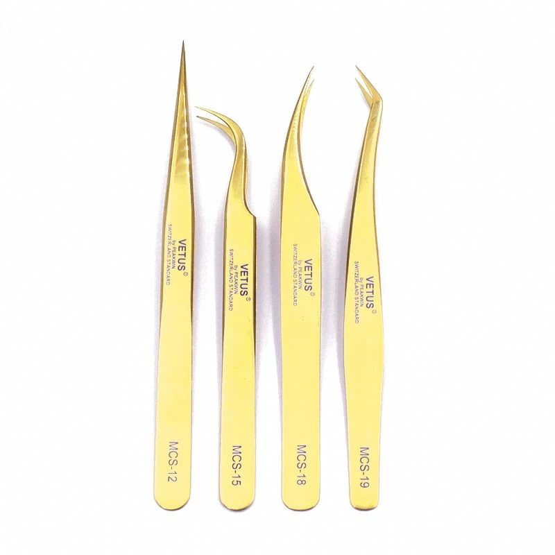 4 шт./компл. Vetus MCS Series Bright Blue Premium Beauty щипцы для макияжа наращивания ресниц очень