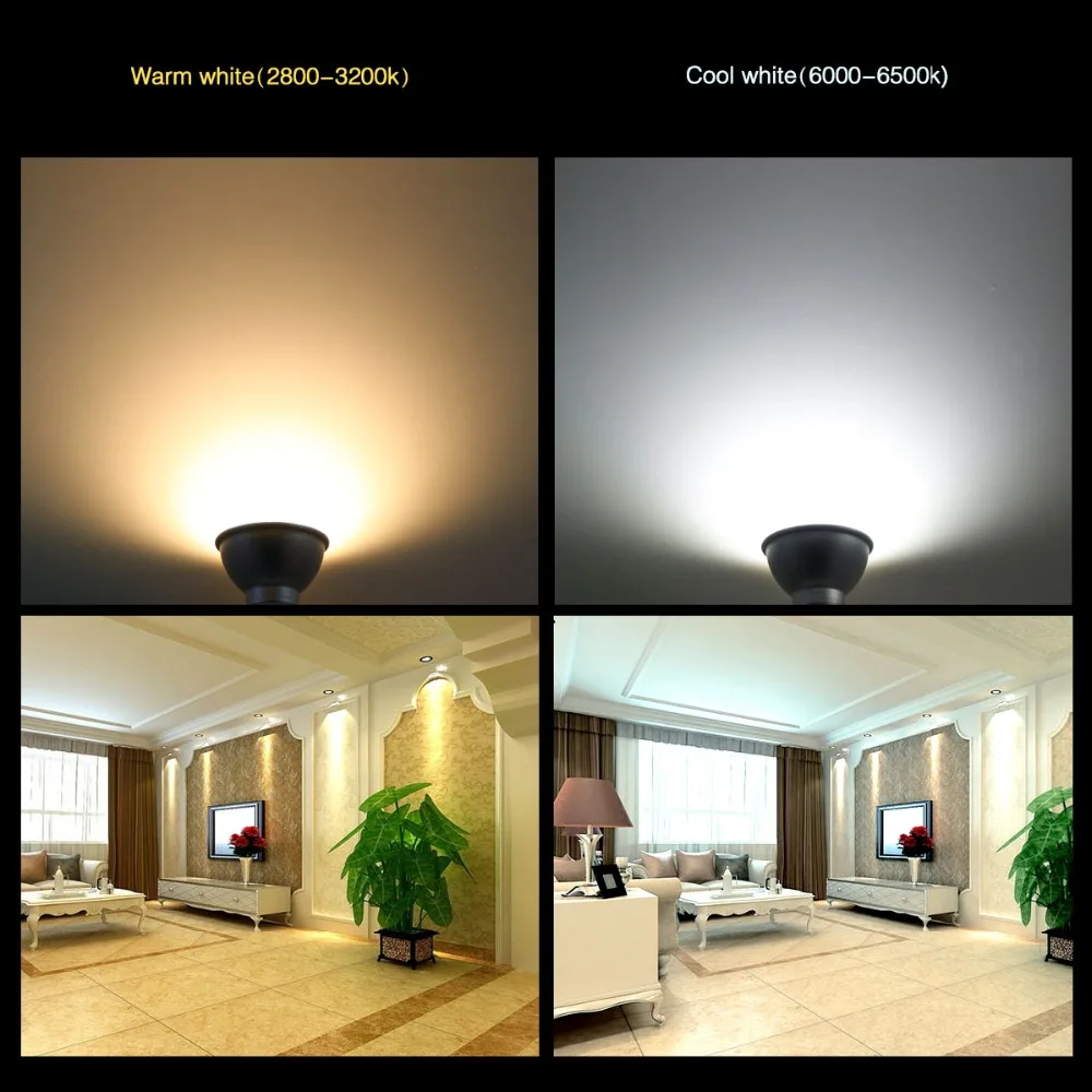 GU10 Светодиодная лампа 220 В 110 MR16 LED 12 лампада Bombillas 36 54 72 светодиода стеклянная