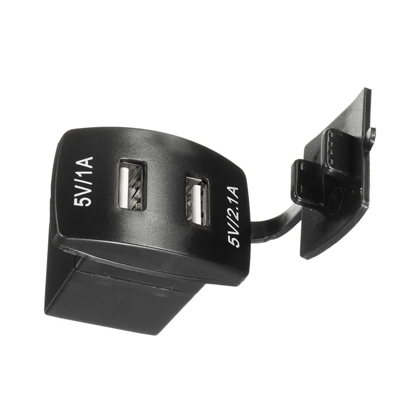 Универсальный автомобильный мотоцикл Водонепроницаемый 2 порта Dual USB зарядное устройство для iPhone/samsung 3.1A авто зарядное устройство адаптер светодиодный вольтметр