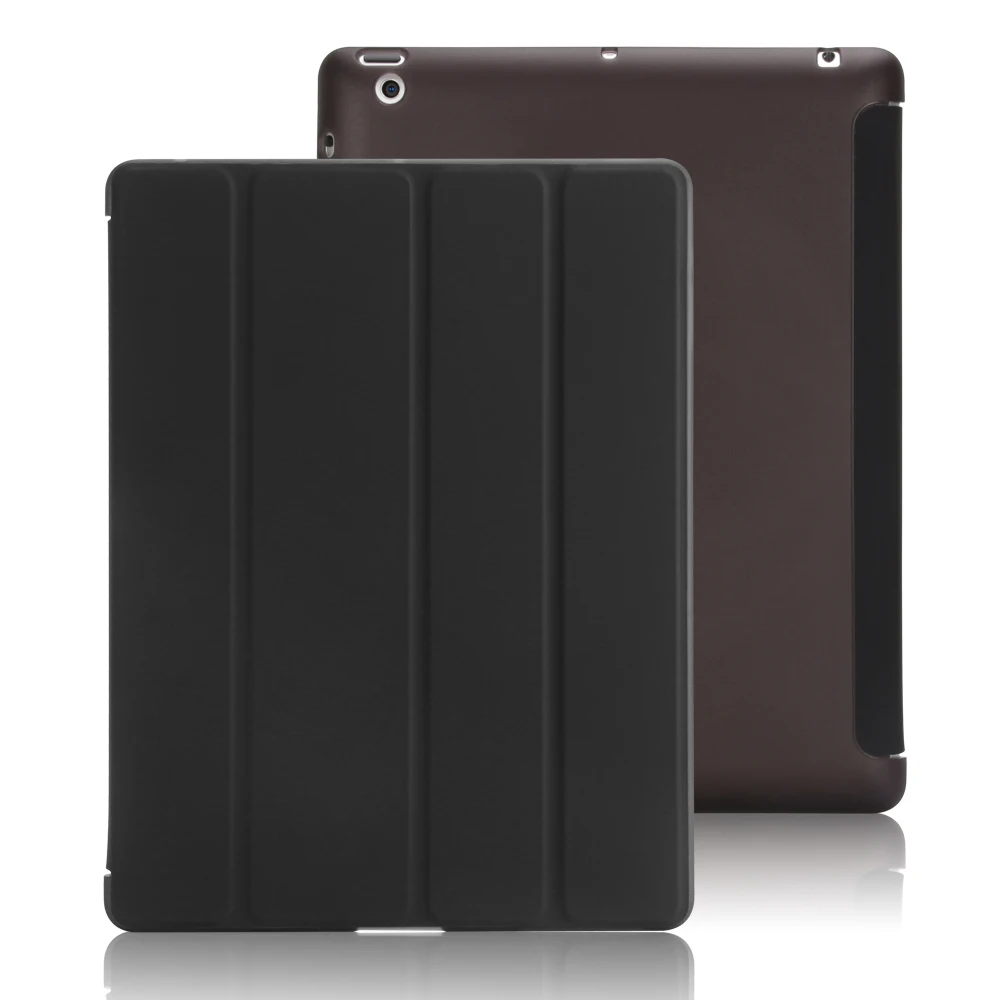 Чехол для iPad 2 3 4, golp Ultra Slim искусственная кожа флип чехол мягкая Вернуться ТПУ Magentic Smart Cover для iPad 2 3 4 A1430 a1460
