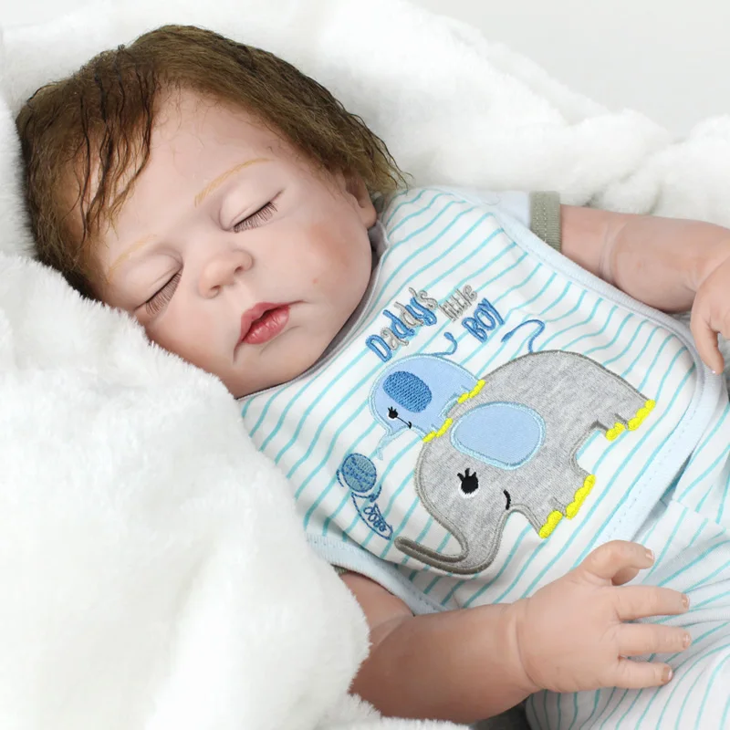 23 &quot57 см силиконовая кукла для новорожденных мальчиков bebe reborn menino bonecas подарок