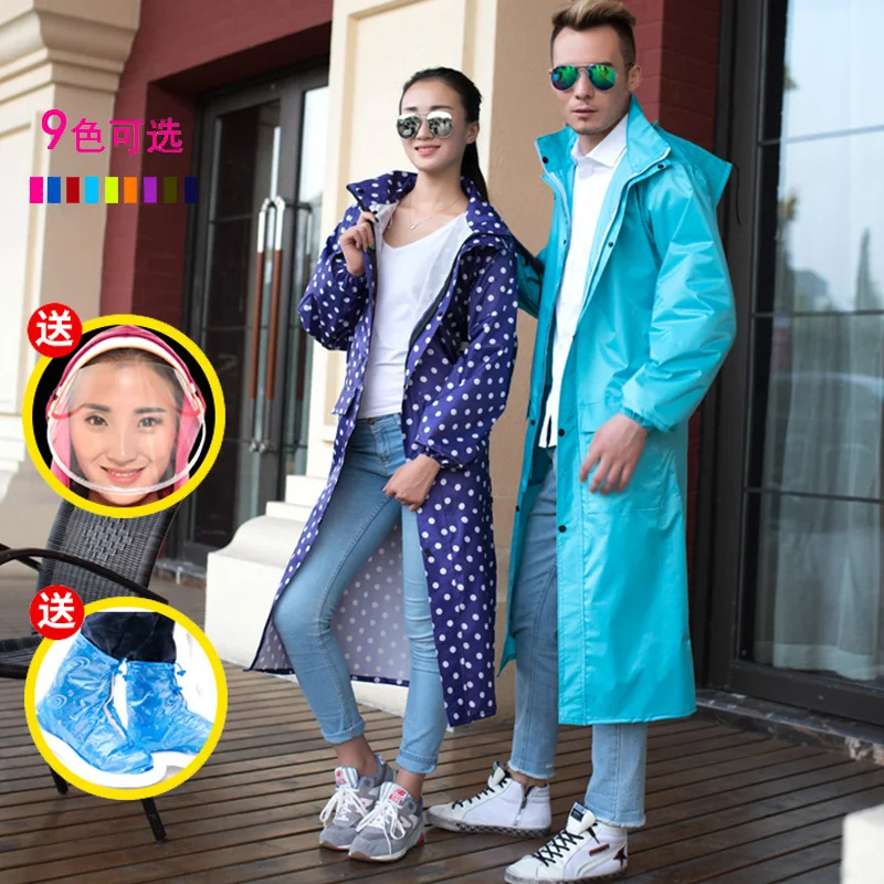 Женский плащ-дождевик с капюшоном для путешествий на открытом воздухе