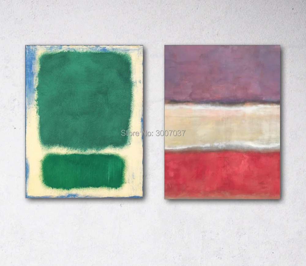 Бесплатная доставка с помощью DHL FedEx UPS 100% ручной работы Марка Ротко абстрактная живопись маслом на холсте