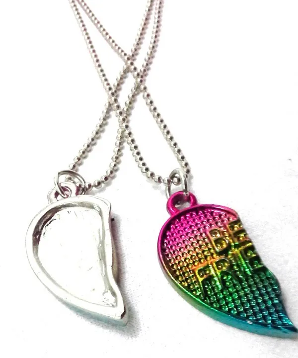 Новая мода 2 шт. лучшие друзья животного Лев кулон Цепочки и ожерелья Для женщин