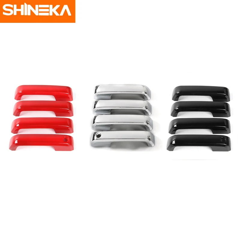 Хромированная накладка на ручку SHINEKA дверную автомобиля для Ford F150 2014 + без