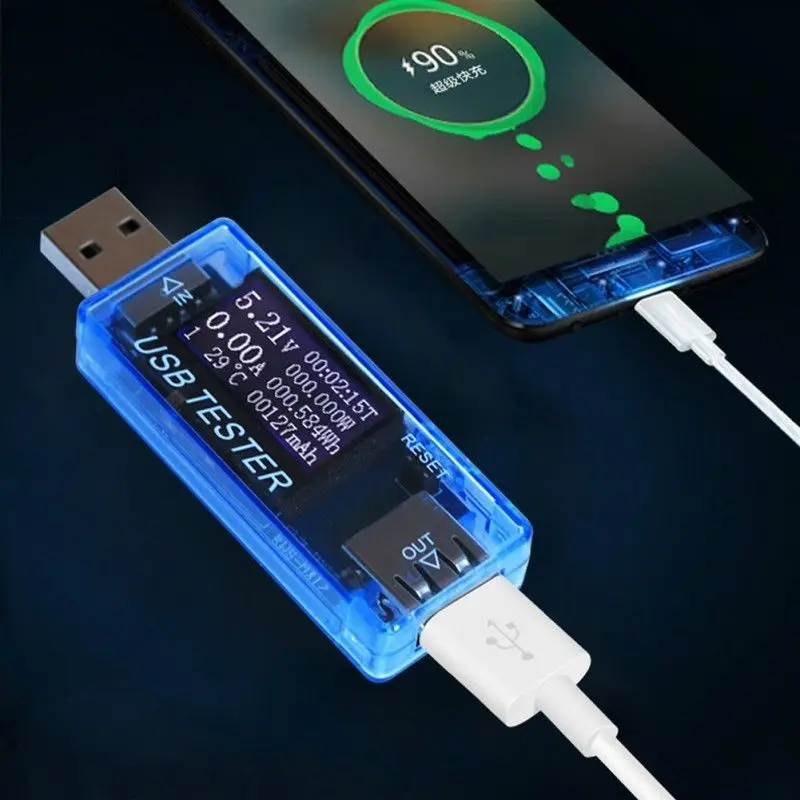 USB тестер 7 в 1 цифровой вольтметр постоянного тока амперметр измеритель