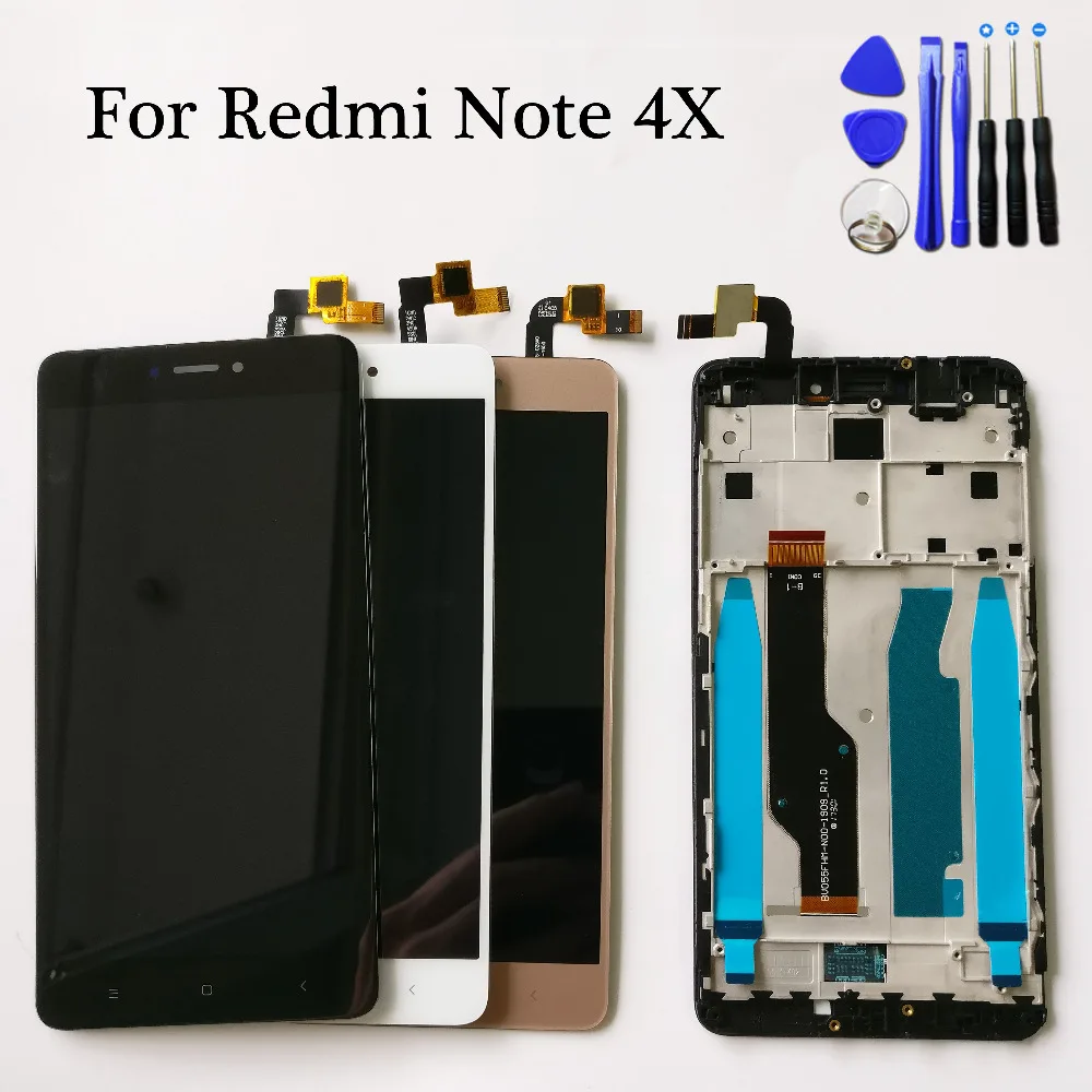 100% протестированный Новый ЖК экран дисплей сенсорный дигитайзер с рамкой для Xiaomi