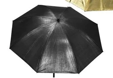 33 &quot83 см студийная вспышка светоотражающий черный золотой зонтик