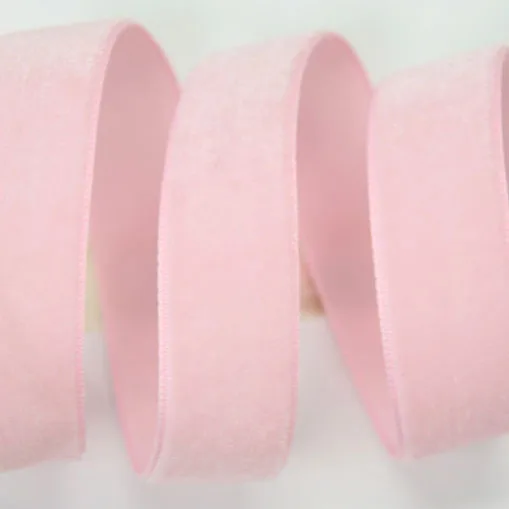 Pearl Pink Бархатными лентами, 6, 9, 13 лет 16 25 38 50 мм 7/8 1/2 1-1/2 дюймов собственными руками Сделай Сам Свадебная декоративная накидка подарок красный, черный и белый - Цвет: Pearl Pink