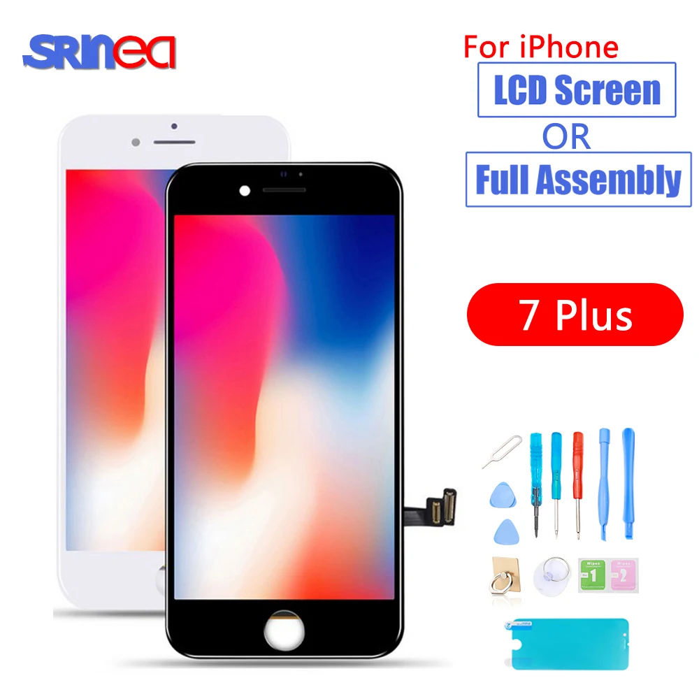 AAAA OEM ЖК дисплей для iPhone 7 Plus 7plus P A1661 A1784 A1785 3D сенсорный экран полный набор