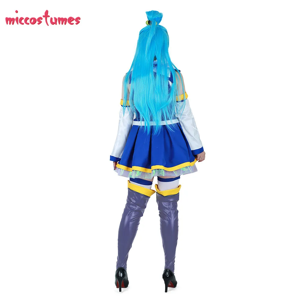 Косплей Aqua Konosuba косплей боги благословение на этот чудесный мир женские костюмы