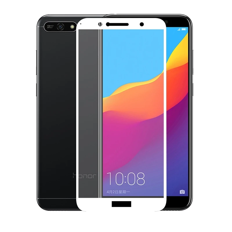 3D закаленное стекло для Huawei Y6 Prime 2018 полноэкранное покрытие Взрывозащищенная