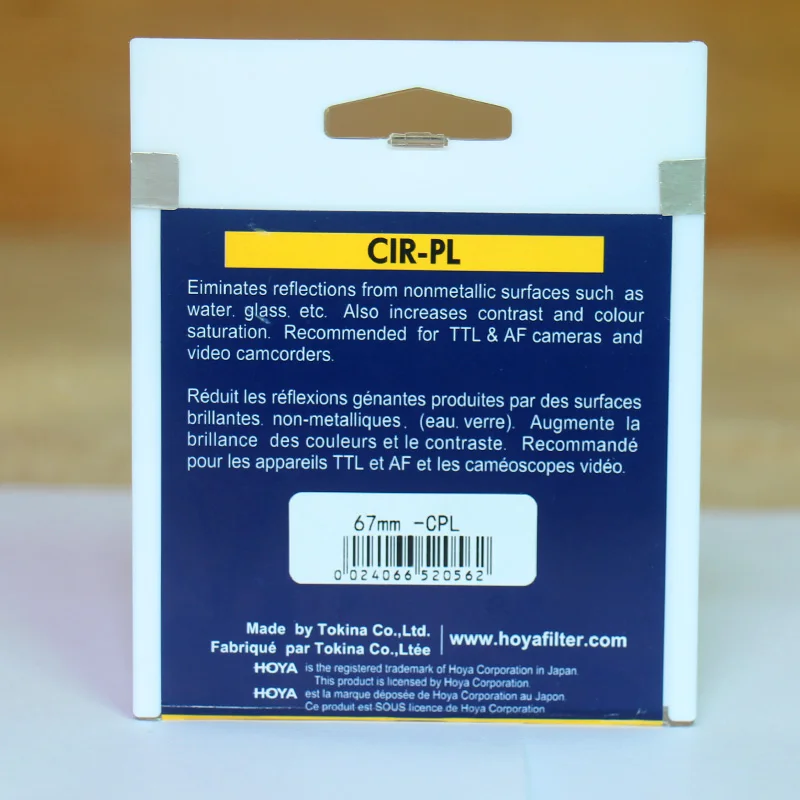Hoya CPL Filter Circular Polarizing CIR-PL Slim Polarizer 40.5/46/ 49/52/ 55/58/62/67/72/77/82mm For Camera Lens | Электроника