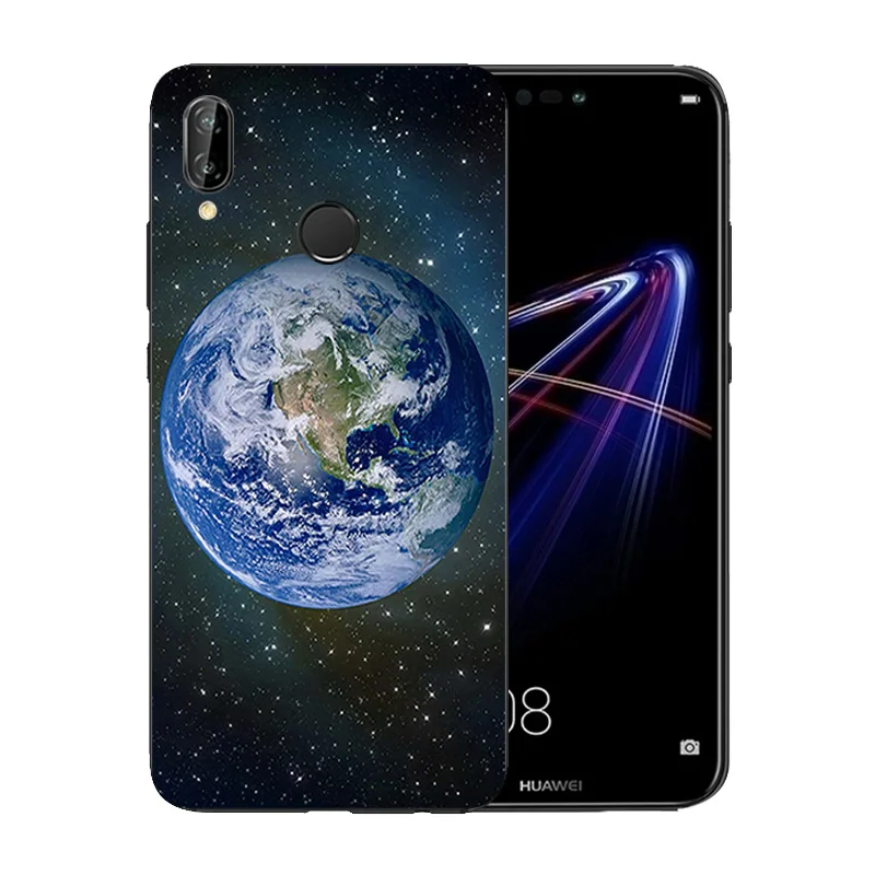 5 84 дюймов для Huawei P20 Lite противоударный чехол nova 3e Space World узорный матовый телефона