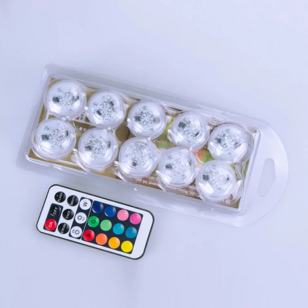 Погружной светодиодный светильник RGB с 21 клавишей дистанционного управления