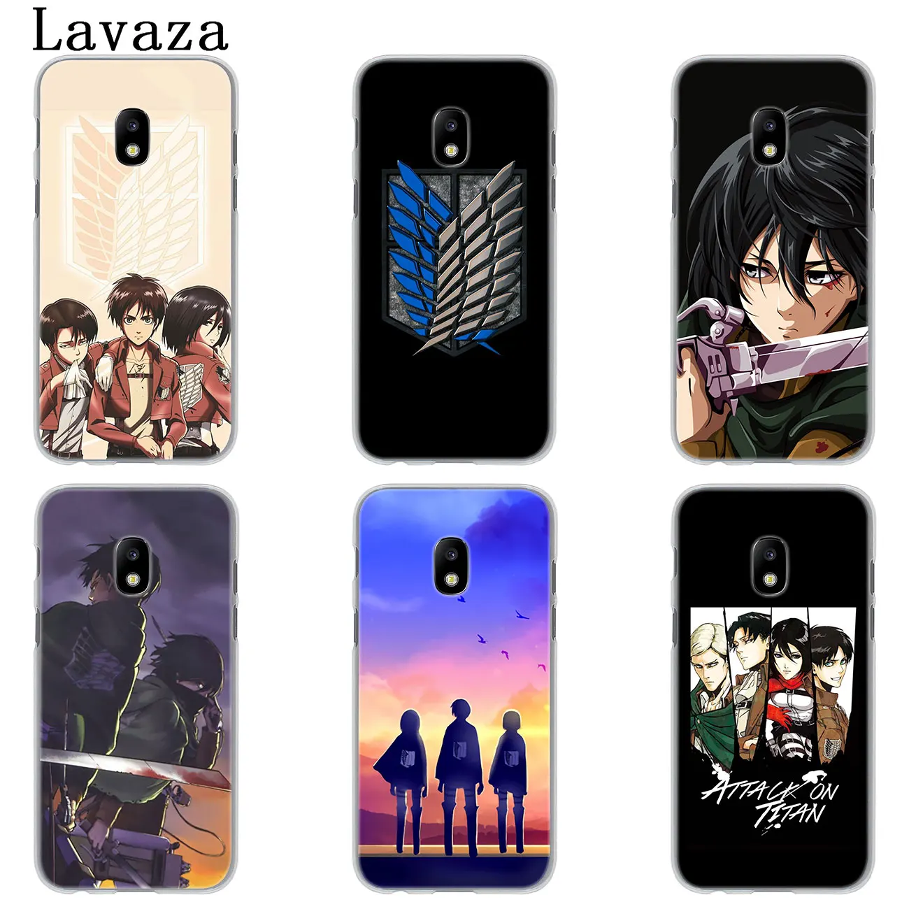 Чехол для телефона Lavaza Attack on Titan EREN ARMIN Levi Samsung Galaxy J8 J7 Duo J6 J5 J4 Plus 2018 2017 2016 J2 J3 Prime 2015 |