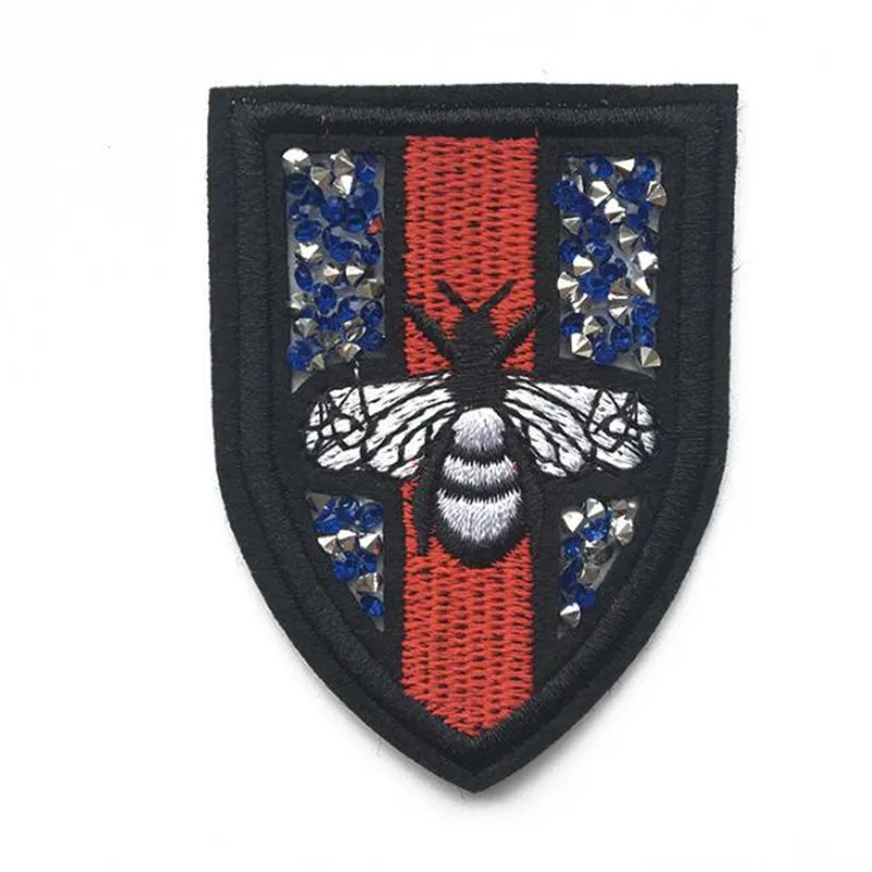 Новый патч знак пчелы ВЫСОКОЕ КАЧЕСТВО ШВЕЙНАЯ аппликация для одежды с вышивкой
