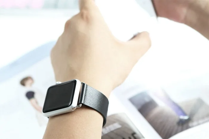 Фото Ремешок кожаный для Apple Watch 4 белый сменный Браслет Series 44 мм официальные цвета 40 Ремешок кожаный для Apple Watch 4 белый сменный Браслет Series 44 мм официальные цвета 40