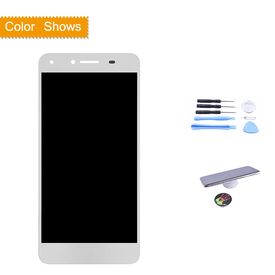 white with gift Для huawei Y6 ii Y6II компактный LYO-L01 ЖК-дисплей сенсорный экран в сборе Y6II Компактный двойной SIM LYO-L21 ЖК-дигитайзер - Цвет: white with gift