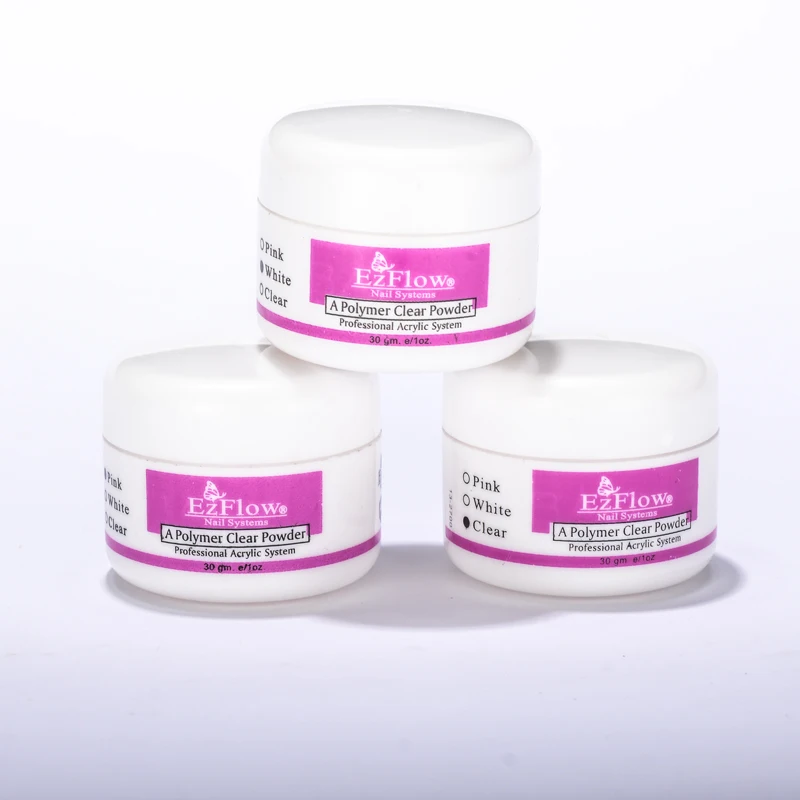 15 г прозрачный розовый белый 3 цвета акриловый порошок кристалл ногтей