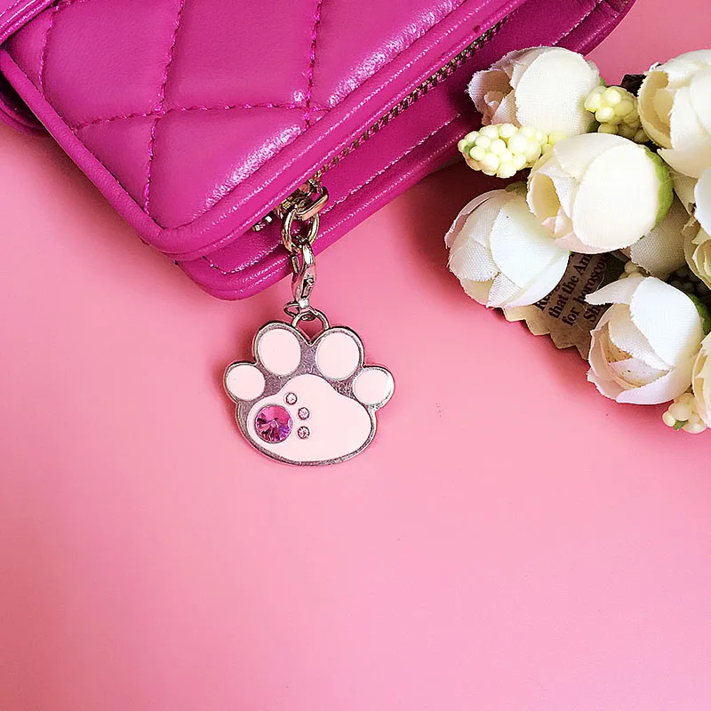 Милый кошачий лапа для домашних животных сделай сам серебряного цвета из горного