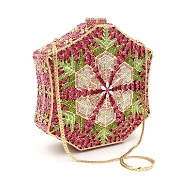 Красный клатч вечерние сумки роскошный алмаз Синий для женщин pochette блестящая