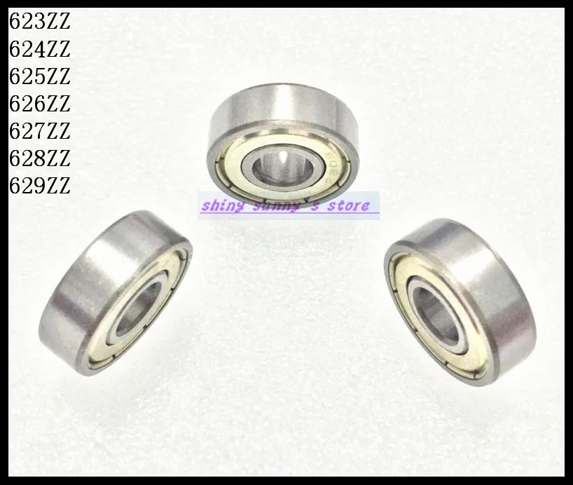 5-10 шт./лот 623zz 624zz 625zz 626zz 627zz 628zz 629zz Миниатюрный подшипник из углеродистой стали с