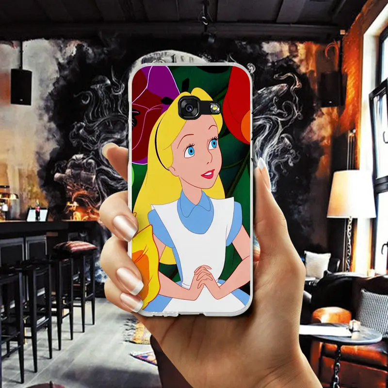Soft Silicone TPU Phone Cases For Samsung Galaxy A3 A5 A7 J1 J2 J3 J4 J5 J6 J7 2016 2017 2018 Cover Alice In Wonderland |