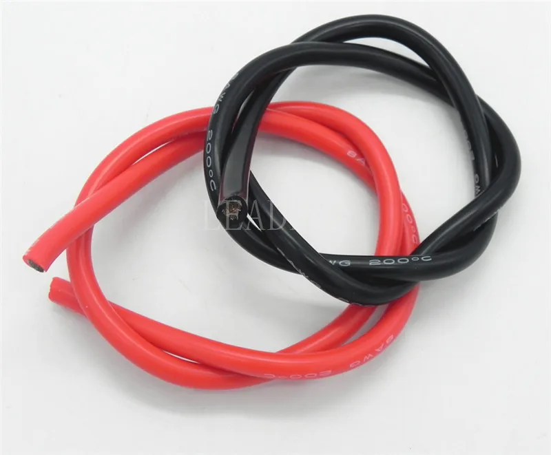 100 м/рулон 10/12AWG гибкий кабель силикона мягкий высокое Температура Луженая Медь термостойкий силиконовый, Силикагель провода