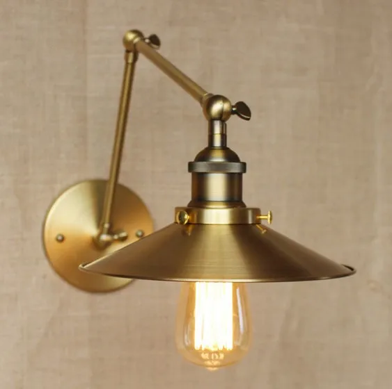 Retro Loft Edison Wall Sconce with Long Arm - Vintage Wall Light Fixtures - Industrial Wall Lamp for Home Lighting image 4