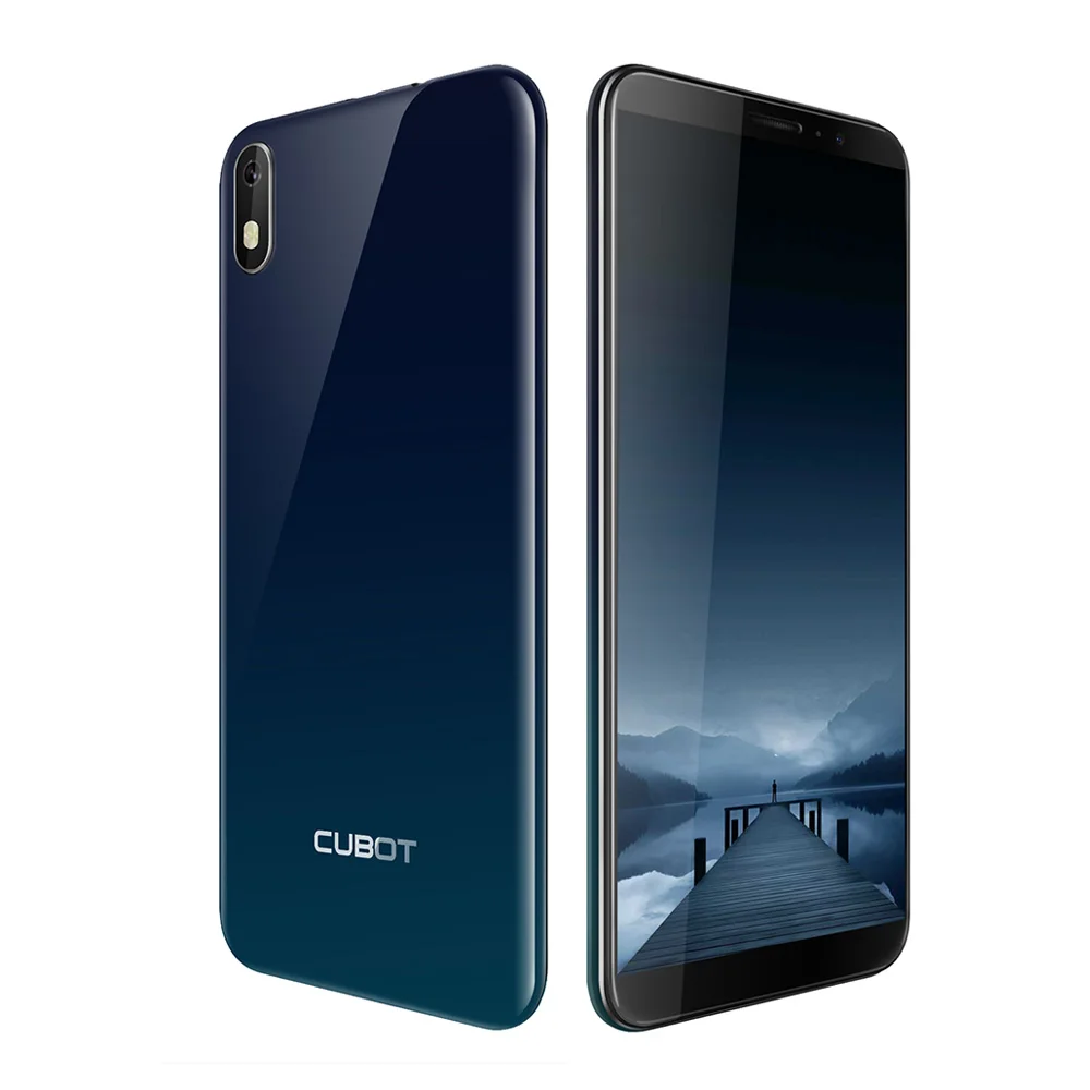 Cubot J5 четырехъядерный 2 ГБ 16 ГБ Android 9,0 смартфон 5,5 дюймов 18:9 полный экран MT6580 две sim-карты 2800 мАч 8MP+ 5MP 3g мобильный телефон - Цвет: Gradient