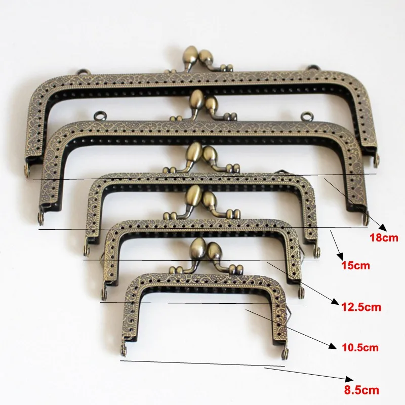 Прямоугольный кошелек 10 шт. в металлической оправе кошелек-клатч с монетницей из